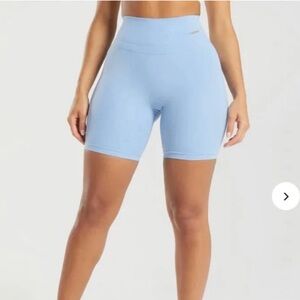 Gymshark Light Blue Bike Shorts